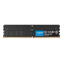 Crucial - DDR5 - module - 32 Go - DIMM 288 broches - 3200 MHz - PC5-51200 - CL52 - 1.1 V - mémoi... (CT32G64C52CU5)_1