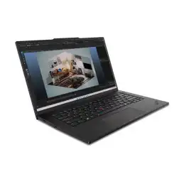 Lenovo ThinkPad P14s Gen 5 21ME - Conception de charnière à 180 degrés - AMD Ryzen 7 Pro - 8840HS -... (21ME0005FR)_3