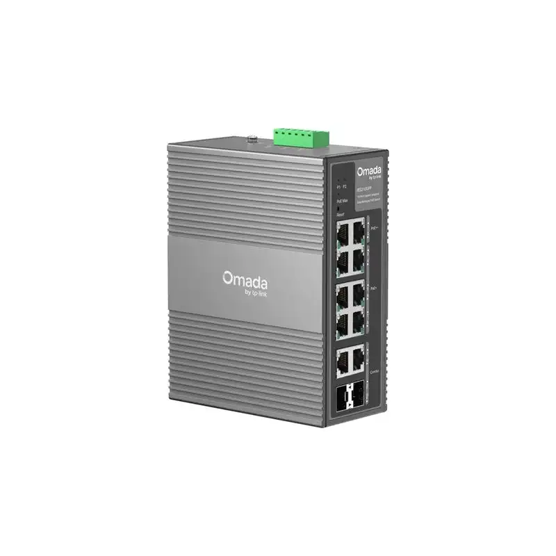 TP-Link Omada V1.6 - Commutateur - industriel - Géré - 6 x 10 - 100 - 1000 (PoE+) + 2 x 10 - 100 - 1... (IES210GPP)_1