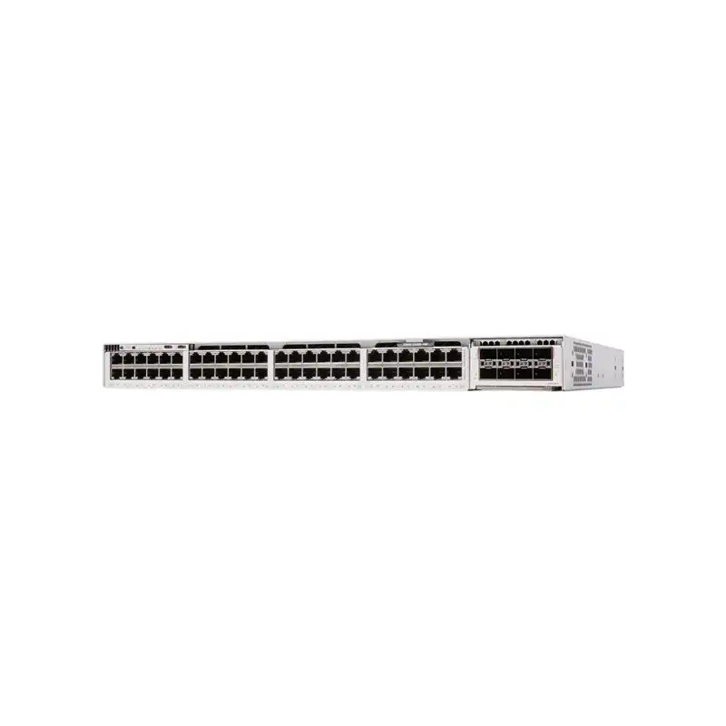 Cisco - Commutateur - C3 - Géré - 48 x 10 - 100 - 1000 (PoE) - de bureau, Montable sur rack - PoE (1... (C9350-48P)_1