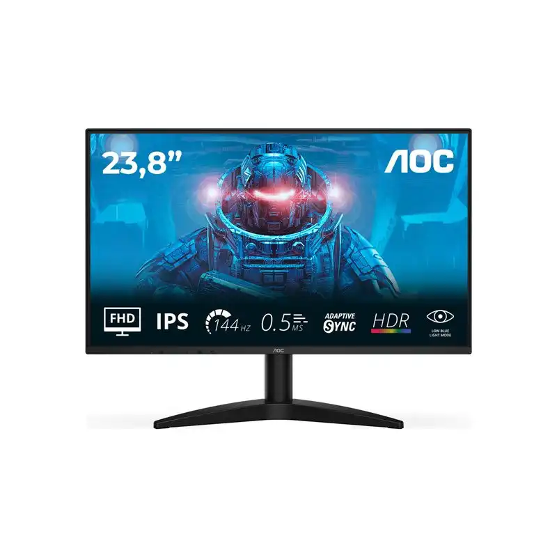 AOC - Écran LED - 24" (23.8" visualisable) - 1920 x 1080 Full HD (1080p) @ 144 kHz - IPS - 1500:1 - HDR... (24B36X)_1