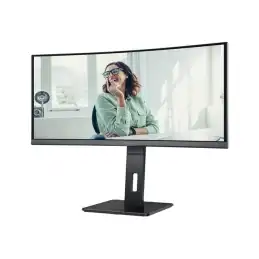 AOC Pro-line - P3 Series - écran LED - incurvé - 34" - 3440 x 1440 UWQHD @ 100 Hz - VA - 300 cd - m² ... (CU34P3CV)_2