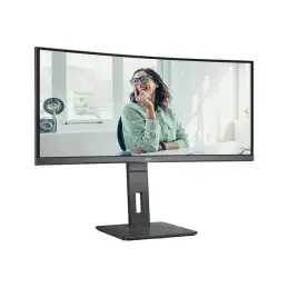 AOC Pro-line - P3 Series - écran LED - incurvé - 34" - 3440 x 1440 UWQHD @ 100 Hz - VA - 300 cd - m² ... (CU34P3CV)_4