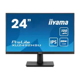 iiyama ProLite - Écran LED - 24" (23.8" visualisable) - 1920 x 1080 Full HD (1080p) @ 100 Hz - IP... (XU2492HSU-B6)_1