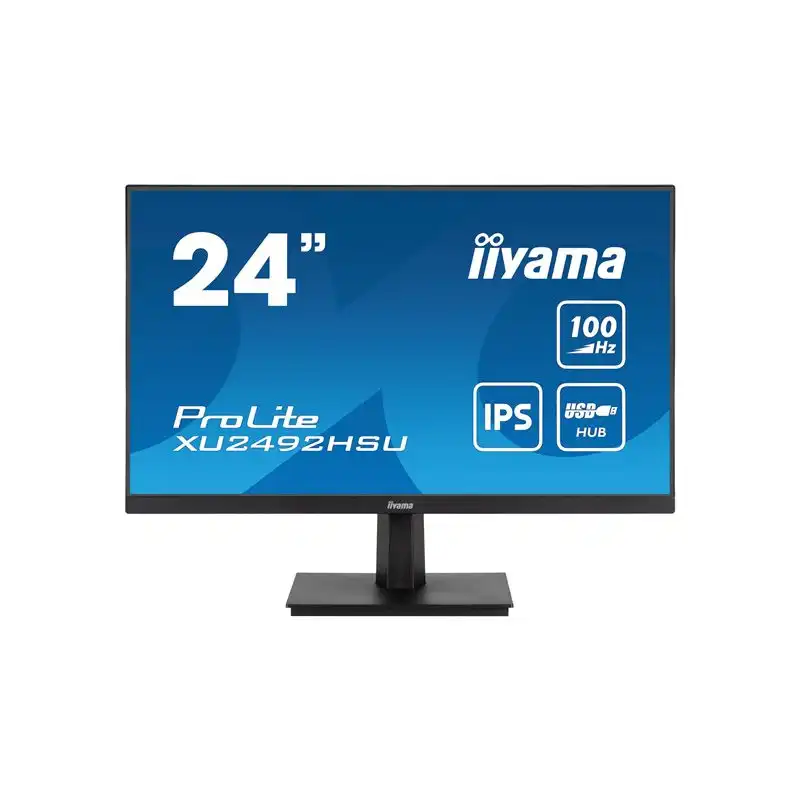 iiyama ProLite - Écran LED - 24" (23.8" visualisable) - 1920 x 1080 Full HD (1080p) @ 100 Hz - IP... (XU2492HSU-B6)_1