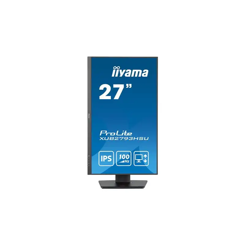 iiyama ProLite - Écran LED - 27" - 1920 x 1080 Full HD (1080p) @ 100 Hz - IPS - 250 cd - m² - 10... (XUB2793HSU-B6)_1