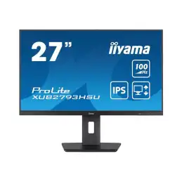 iiyama ProLite - Écran LED - 27" - 1920 x 1080 Full HD (1080p) @ 100 Hz - IPS - 250 cd - m² - 10... (XUB2793HSU-B6)_2