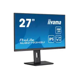 iiyama ProLite - Écran LED - 27" - 1920 x 1080 Full HD (1080p) @ 100 Hz - IPS - 250 cd - m² - 10... (XUB2793HSU-B6)_4