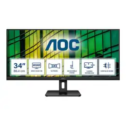 AOC Essential-line - BK - Écran LED - 34" - 3440 x 1440 WQHD @ 100 Hz - VA - 300 cd - m² - 4000:1 - 4 m... (U34E2M)_1